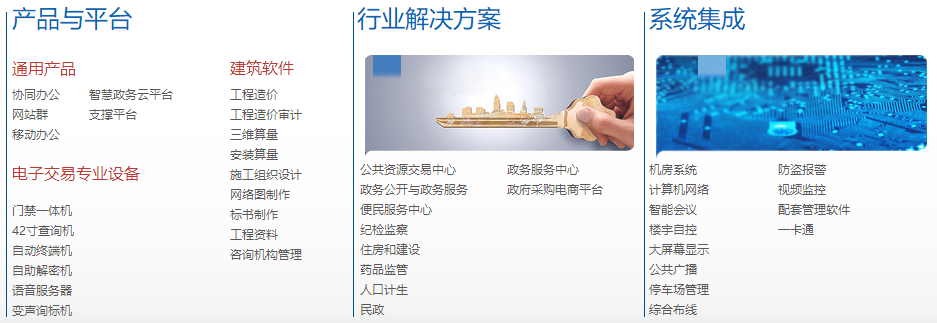 江蘇國泰新點軟件有限公司產(chǎn)品