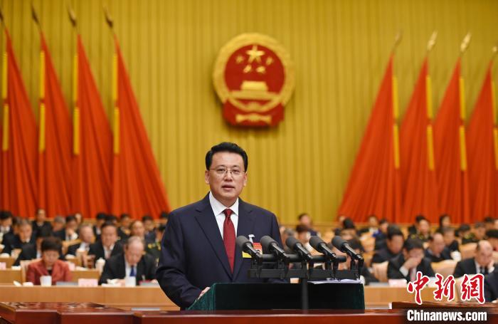     圖為浙江省十三屆人大三次會議現(xiàn)場。　蔡榮章　攝