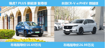 中日插混對(duì)比，10萬(wàn)價(jià)差的瑞虎7 PLUS 新能源和本田CR-V e:PHEV的竟差出這么多
